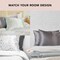 Satin Pillowcase with Zipper for Hair & Skin, Softer Than Silk Pillow Cases Queen, Wrinkle-Free, Smooth and Cooling Satin Pillow Covers, Standard Size 19"x26" - Charcoal